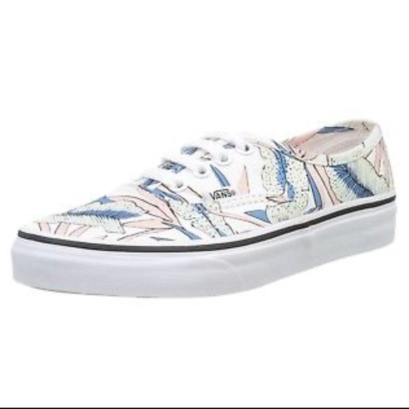 vans tropical leaves